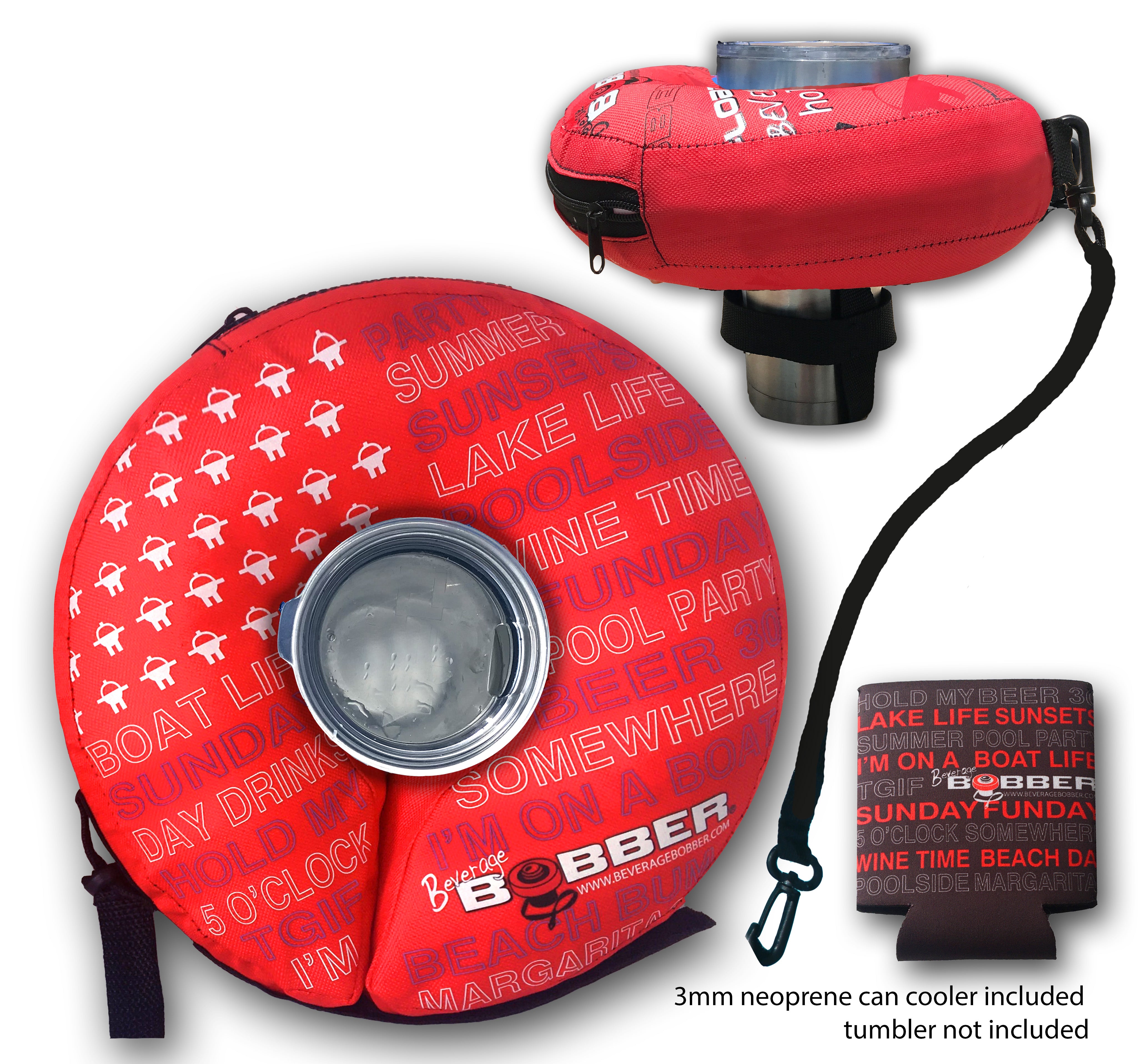 The Big Bobber Floating Cooler -Boating/Fishing/Pool Party Holds